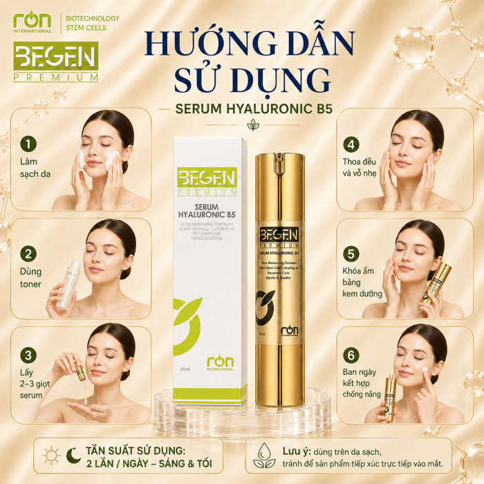 Tinh Chất Dưỡng Ẩm B5 Begen Premium